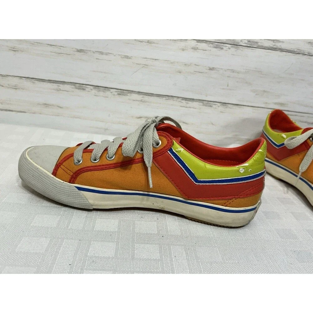Vintage Pony Coti Size 10 Womens Classic Low Top Sneaker Shoe COLORFUL skate